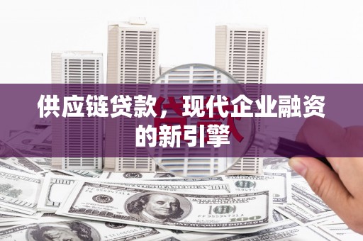 岱山供应链贷款，现代企业融资的新引擎