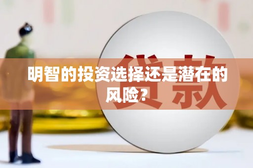 会同明智的投资选择还是潜在的风险？