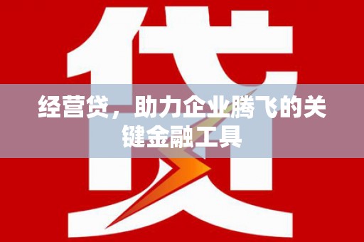 昂仁经营贷，助力企业腾飞的关键金融工具