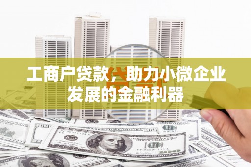 那曲工商户贷款，助力小微企业发展的金融利器