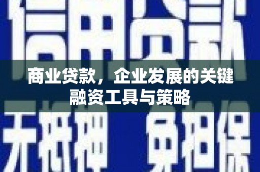 六合商业贷款，企业发展的关键融资工具与策略