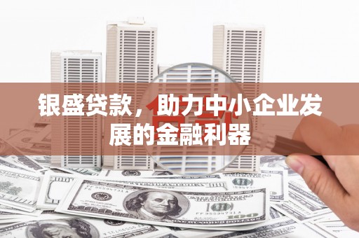 萨嘎银盛贷款，助力中小企业发展的金融利器