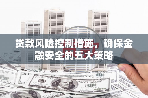 龙岗贷款风险控制措施，确保金融安全的五大策略