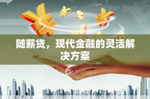 梁山随薪贷，现代金融的灵活解决方案