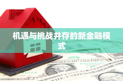 昭苏机遇与挑战并存的新金融模式