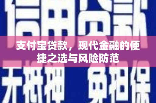 容县支付宝贷款，现代金融的便捷之选与风险防范