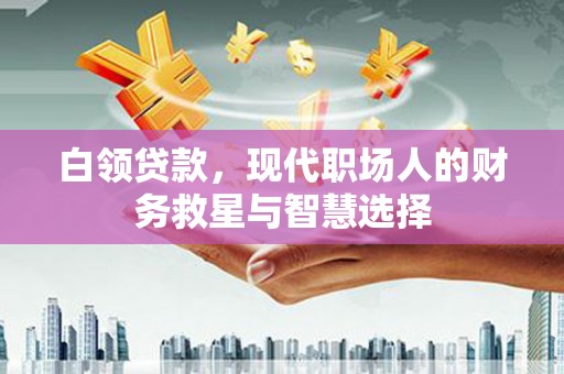洪湖白领贷款，现代职场人的财务救星与智慧选择