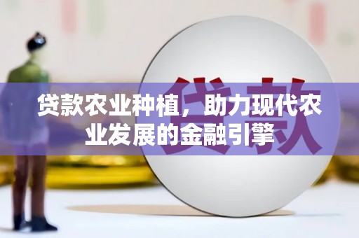 金昌贷款农业种植，助力现代农业发展的金融引擎
