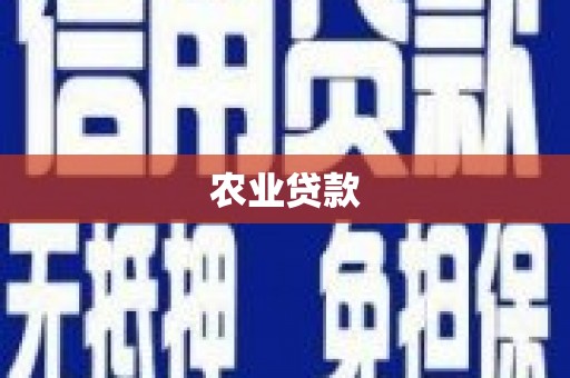 博爱农业贷款