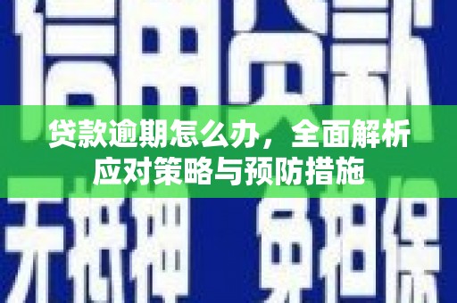乌丘贷款逾期怎么办，全面解析应对策略与预防措施