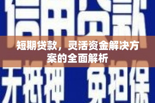 英山短期贷款，灵活资金解决方案的全面解析
