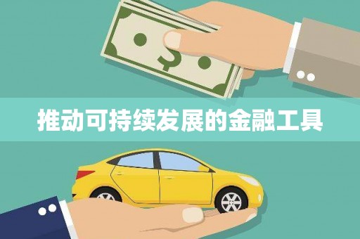 八宿推动可持续发展的金融工具