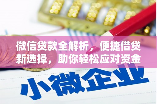 枣阳微信贷款全解析，便捷借贷新选择，助你轻松应对资金需求